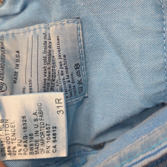 Adriano Goldschmied Jeans In A Pretty Bright Blue. The Stevie Ankle. - Picture 10 of 12